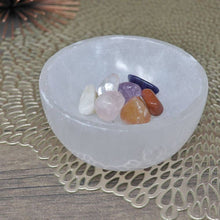 Load image into Gallery viewer, Selenite Crystal Offering Bowl | Selenite Healing Crystal
